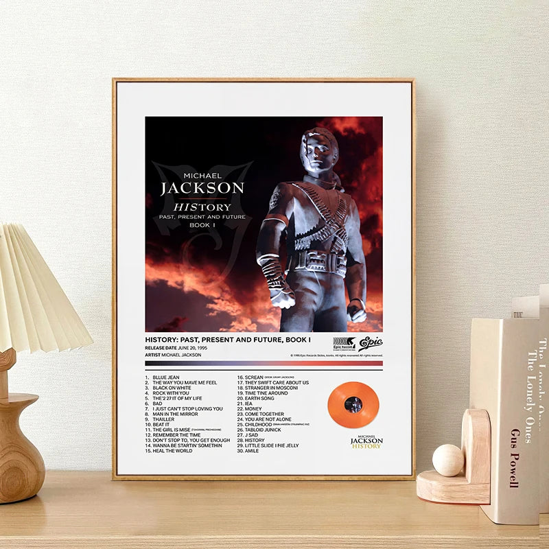 Michael Jackson  Album Covers Printing Wall Paintings