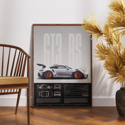 Minimalist GTS3 RS Wall Posters