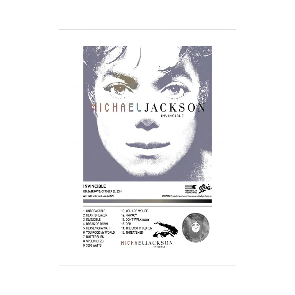 Michael Jackson  Album Covers Printing Wall Paintings