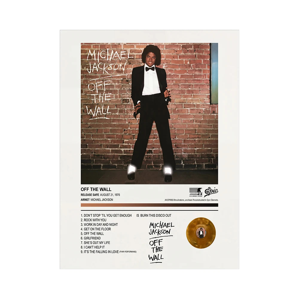 Michael Jackson  Album Covers Printing Wall Paintings