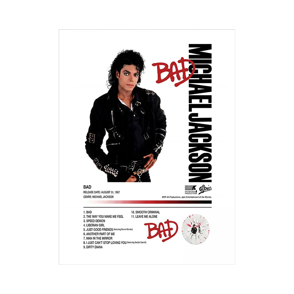 Michael Jackson  Album Covers Printing Wall Paintings